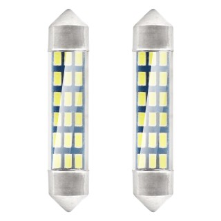 Żarówki LED STANDARD 3014 18SMD Festoon C5W C10W C3W 41mm White 12V AMIO-01092