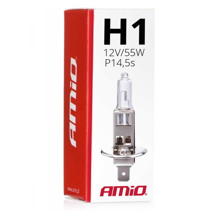 Żarówka halogenowa H1 12V 55W filtr UV (E4)