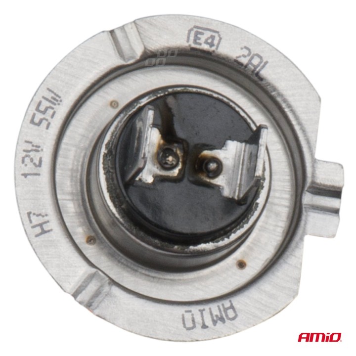 Żarówka halogenowa H7 12V 55W filtr UV (E8) Super White AMIO-01157