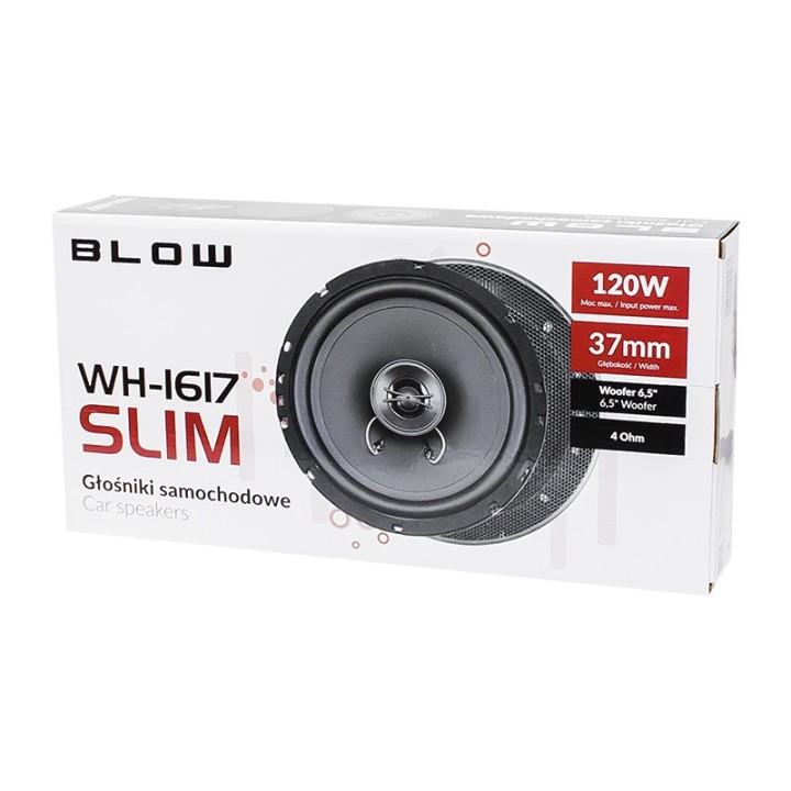 Głośn. BLOW WH-1617 SLIM 6,5" 2way kpl.