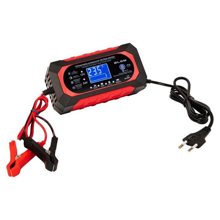 Prostownik automatyczny 12V/10A-24V/5A BLOW