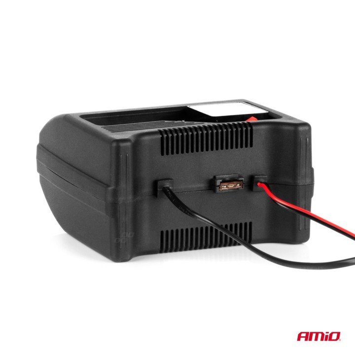 Prostownik AMiO ze wskazówką (bezp.) 6A, 12V SBC-6A