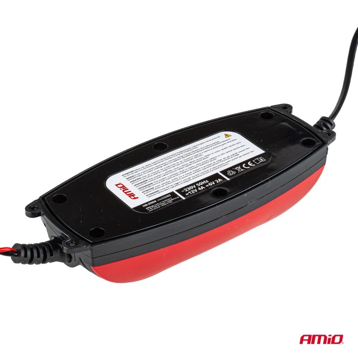 Prostownik cyfrowy ładowarka do akumulatora 6V 12V - 2A 4A - DVL DBC AMIO-02088