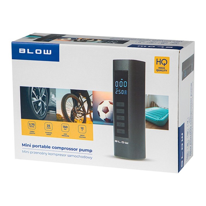 Kompresor samochodowy pompka BLOW 12V