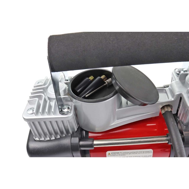 Kompresor samochodowy ACOMP-4 metalowy 12V dwutłokowy