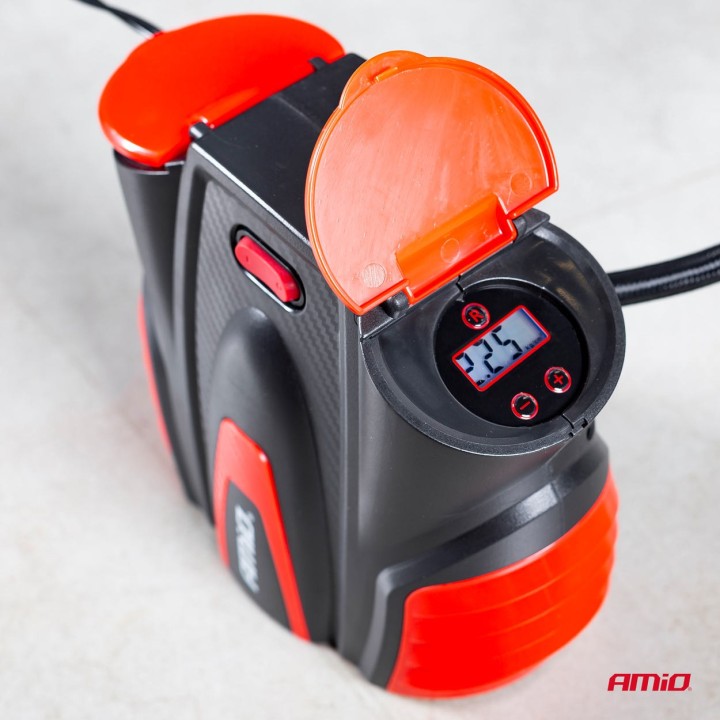 Kompresor samochodowy cyfrowy z LED 12V ACOMP-16