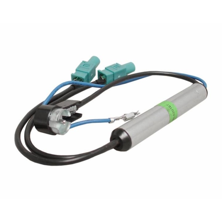 Separator Antenowy, 2xFAKRA  wtyk kątowy, AUDI / VOLKSWAGEN