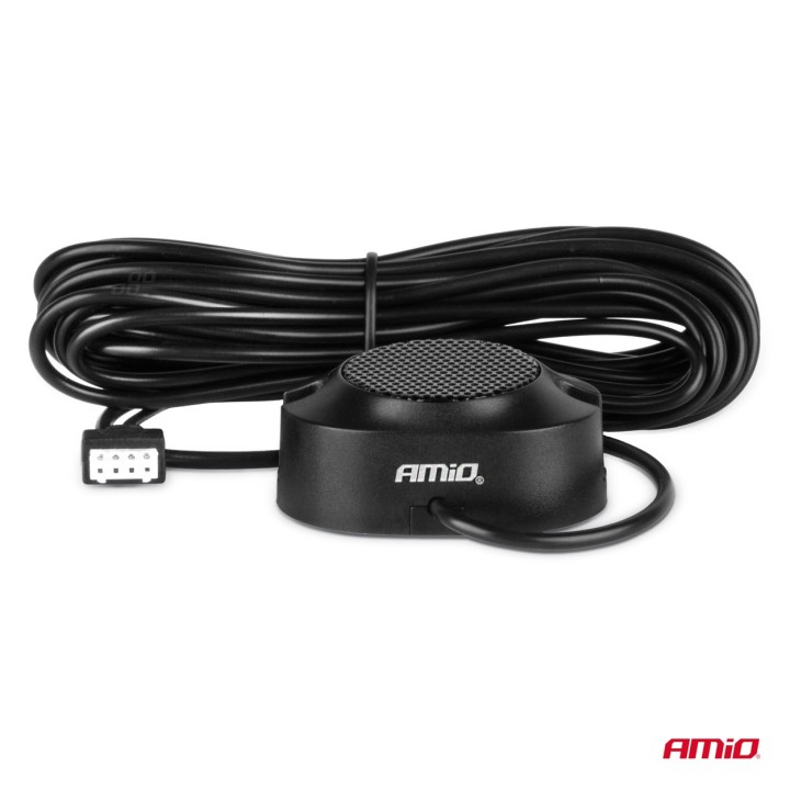 Zestaw czujników parkowania cofania Buzzer 4 sensory czarne wewnętrzne 14/18mm