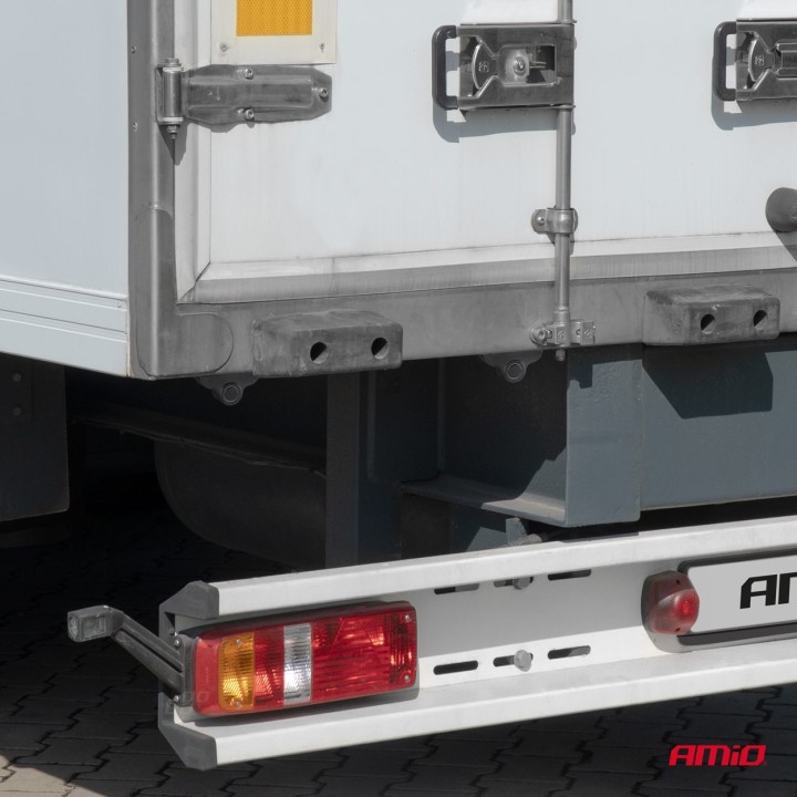 Zestaw czujników parkowania cofania Buzzer 4 sensory czarne TRUCK BUS 19 mm AMIO-02278