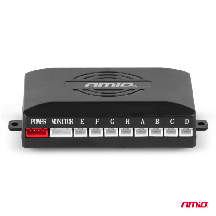 Zestaw czujników parkowania cofania LED 8 sensorów czarne