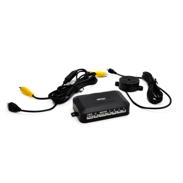 Centralka do czujników parkowania i kamer cofania 4 sensorowa TFT AMIO-01574