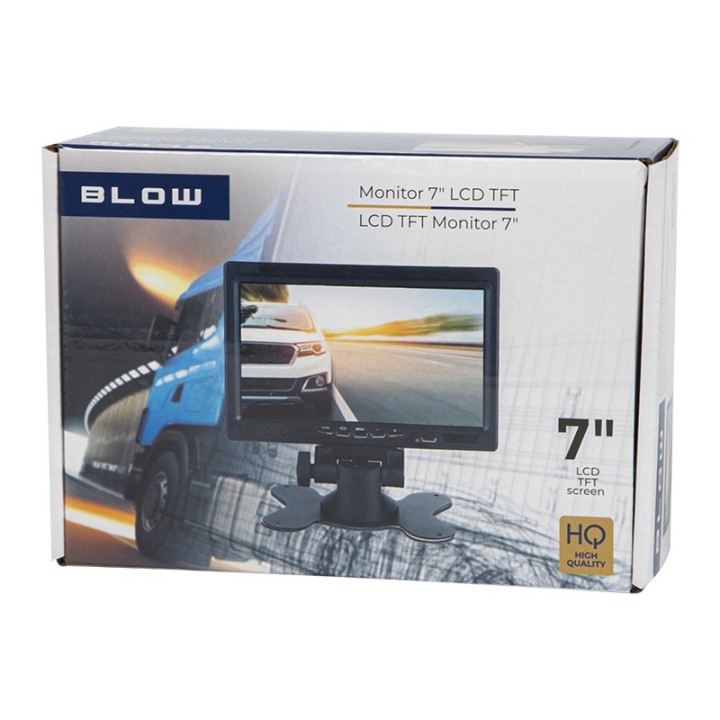 MONITOR 7" do kamery cofania