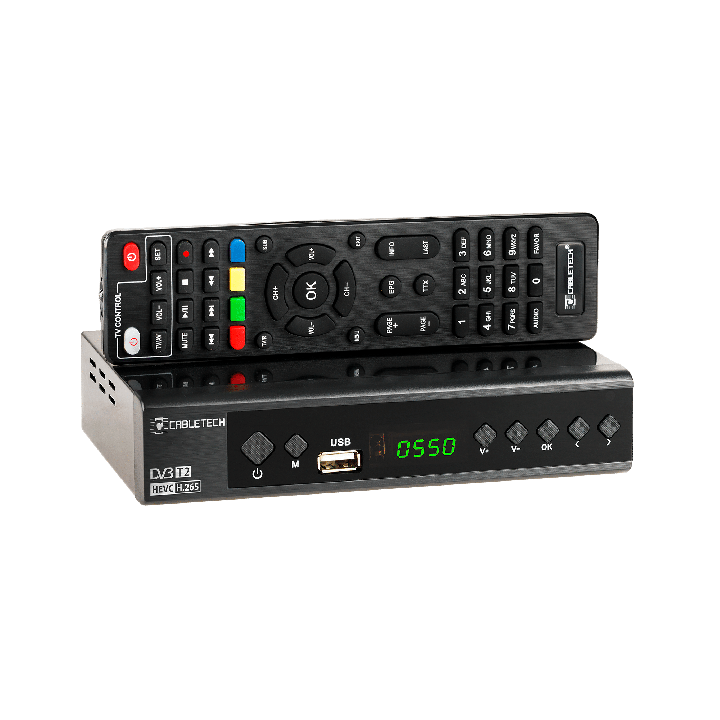 Tuner DVB-T/C Hevc H.265 10bit Cabletech