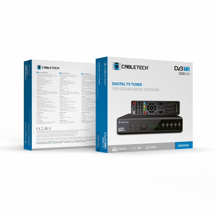 Tuner DVB-T/C Hevc H.265 10bit Cabletech