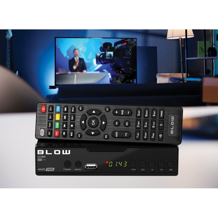 Dekoder tuner DVB-T2 BLOW 4625FHD H.265 V2