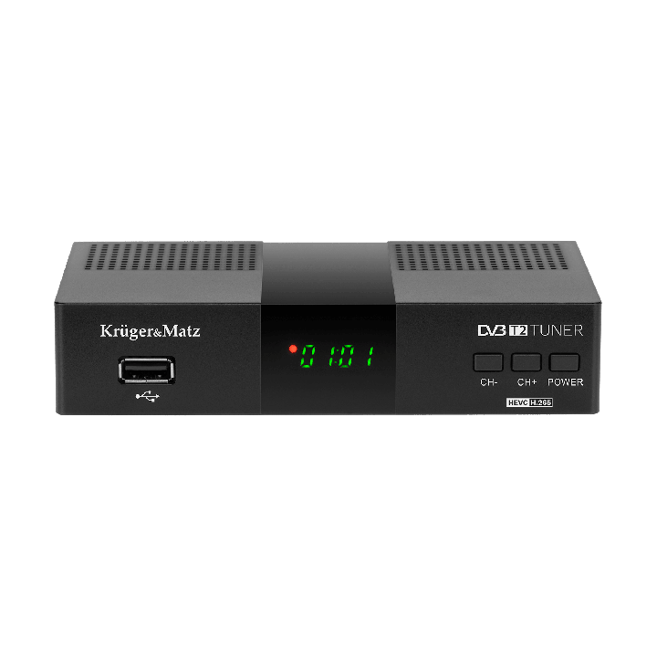 Tuner DVB-T2 H.265 HEVC Kruger&Matz