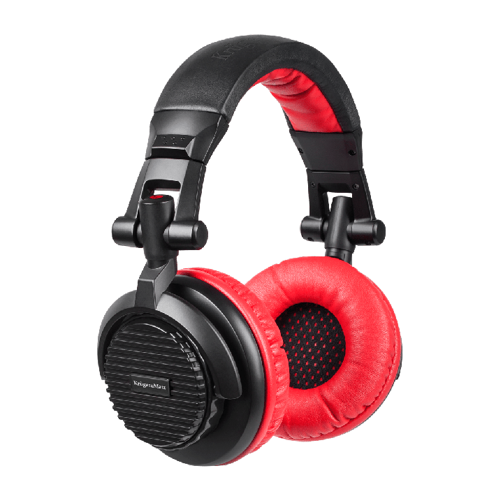 Słuchawki przewodowe nauszne dla DJ-ów Kruger&Matz model DJ-200