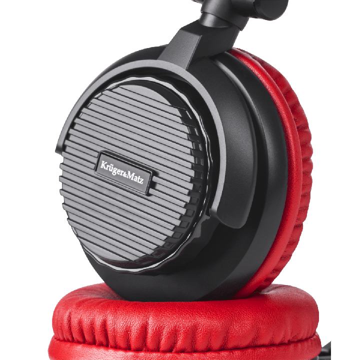 Słuchawki przewodowe nauszne dla DJ-ów Kruger&Matz model DJ-200