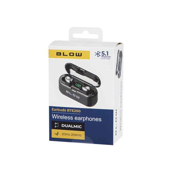 Słuchawki BLOW Earbuds BTE200 BLACK