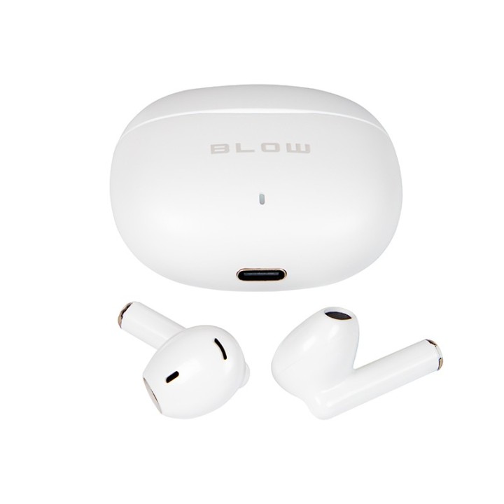 Słuchawki BLOW Earbuds ENC WHITE