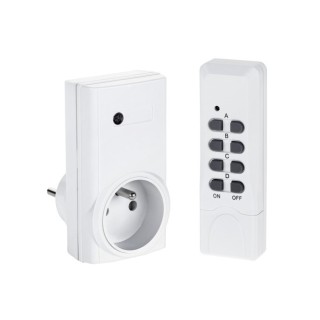 Gniazdo sieciowe sterowane pilotem (małe)