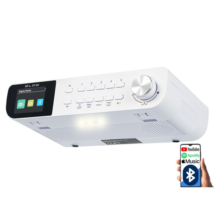 Radio kuchenne FM/DAB+ BLOW RK1 białe