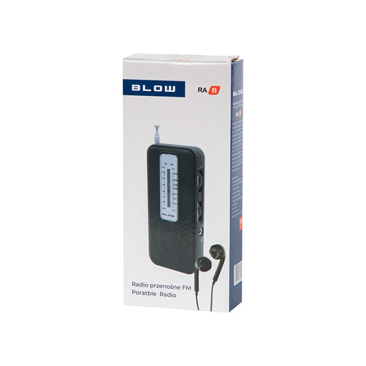 Radio przenośne analogowe AM/FM BLOW RA8