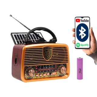 Radio przenośne analogowe AM/FM BT BLOW RA10 solarne