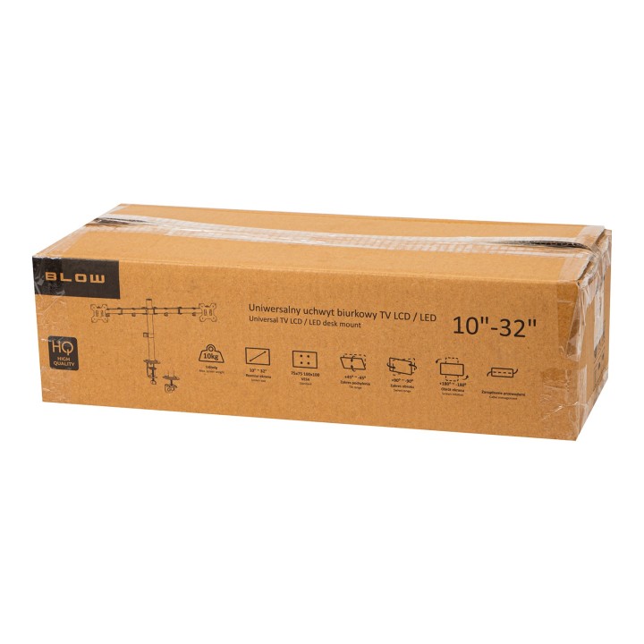 Uchwyt TV LCD HQ 13"-27" do biurka podw.