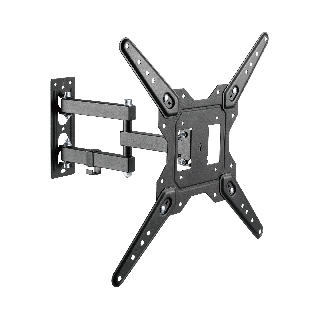 Uchwyt do ściany Kruger&Matz do LED TV 23-55 cali czarny (regulacja w pionie i w poziomie)