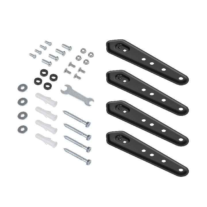 Uchwyt do ściany Kruger&Matz do LED TV 23-55 cali czarny (regulacja w pionie i w poziomie)
