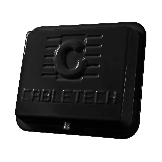 Antena DVB-T panel zew. 45dB czarna