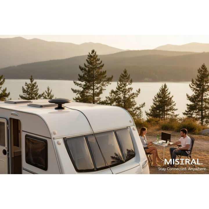 Antena samochodowa TV Mistral UFO STRONG czarna