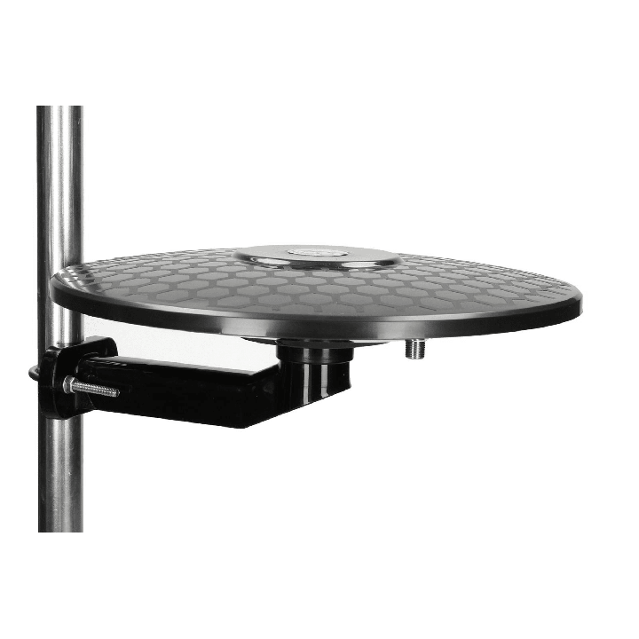 Antena zewnętrzna dookólna do odbioru telewizji naziemnej DVB-T 2 - czarna Wiedyska