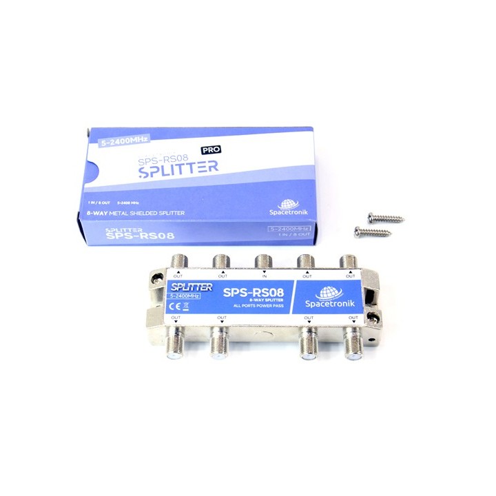 Rozgałęźnik 1/8 5-2400 MHz Spacetronik SPS-RS08