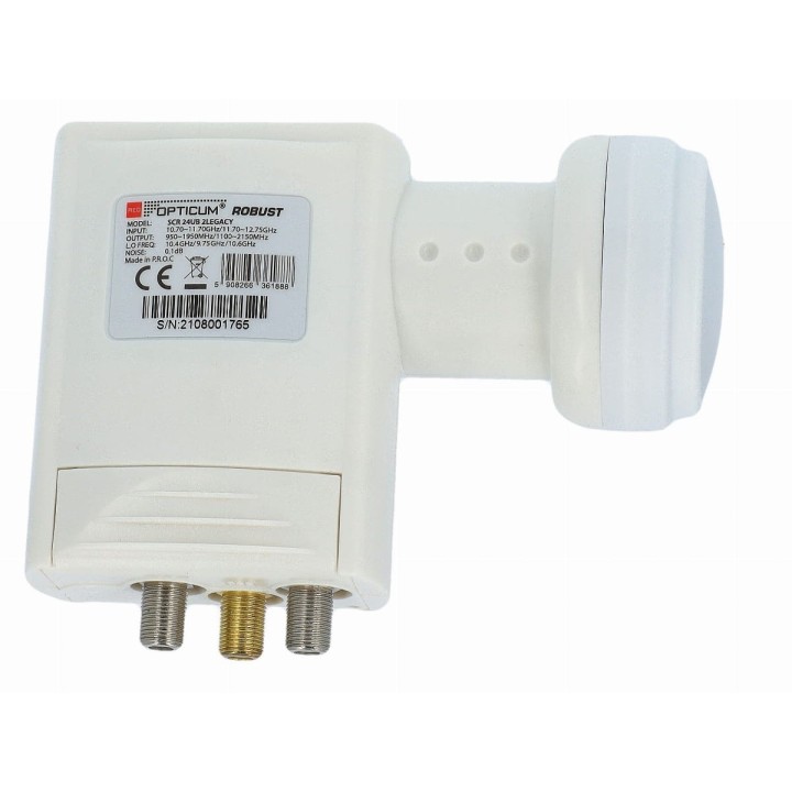 LNB Unicable Opticum Robust SCR 24UB + TWIN Legacy (26 odbiorników)