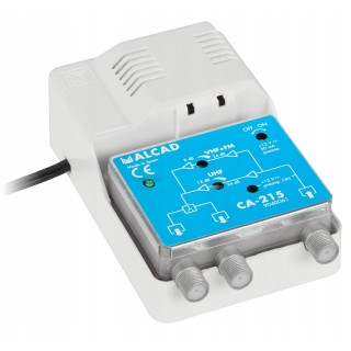 Wzmacniacz antenowy szerokopasmowy 12V CA-215 ALCAD