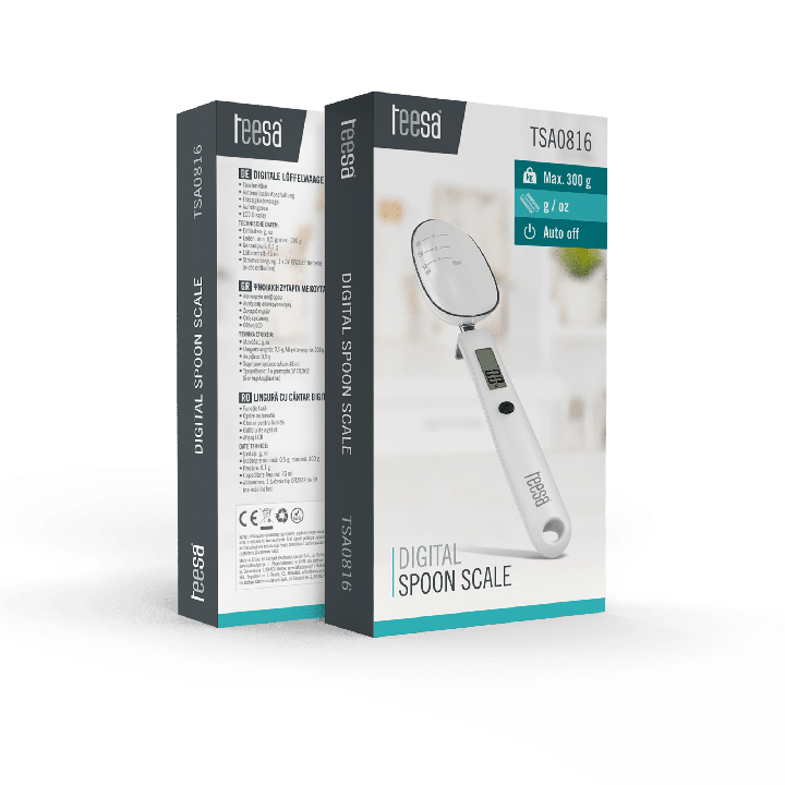 Łyżka z wagą kuchenną 0,3kg , LCD