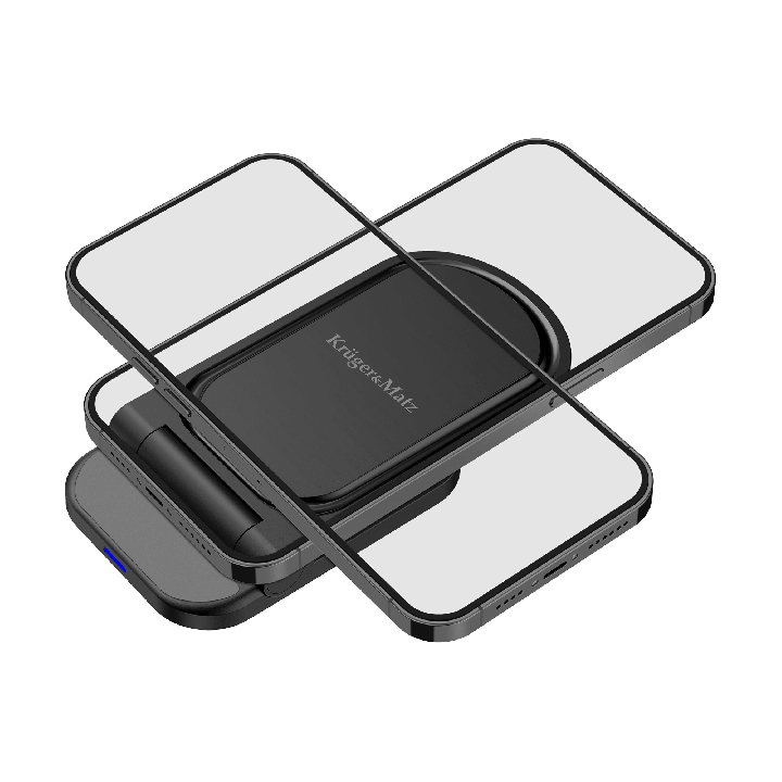 Podstawka stojak ładowarka indukcyjna składana Kruger&Matz