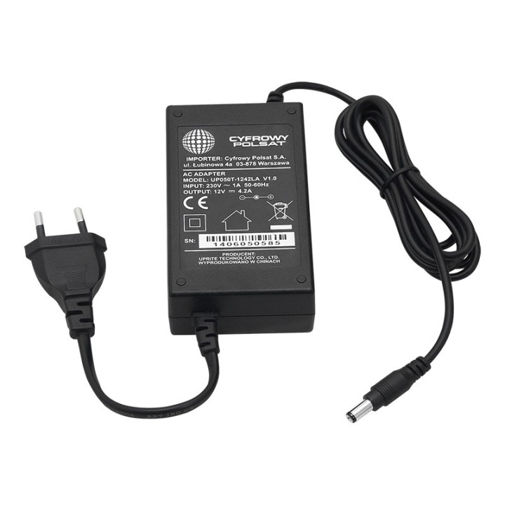 Zasilacz Impulsowy HD 7000 12V, 4,2A Wtyk 2,1/5,5