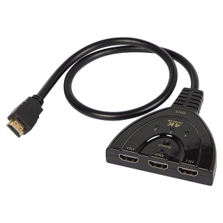 Rozgałęźnik HDMI WTYK HDMI- 3 GNIAZDA HDMI