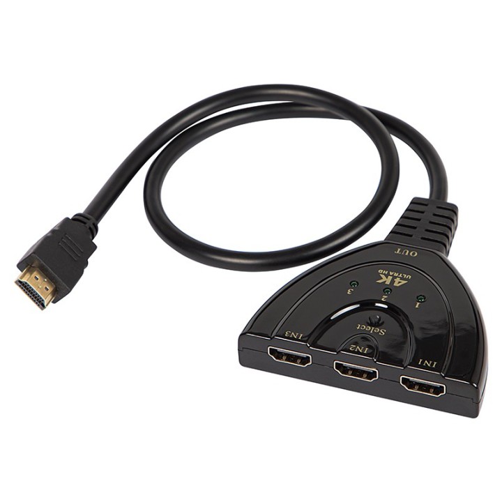 Rozgałęźnik HDMI WTYK HDMI- 3 GNIAZDA HDMI