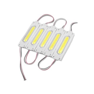 Moduł LED COB, światło zimne białe, wodoodporny.