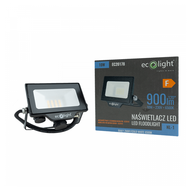 Naświetlacz NL-1 10W 6500K