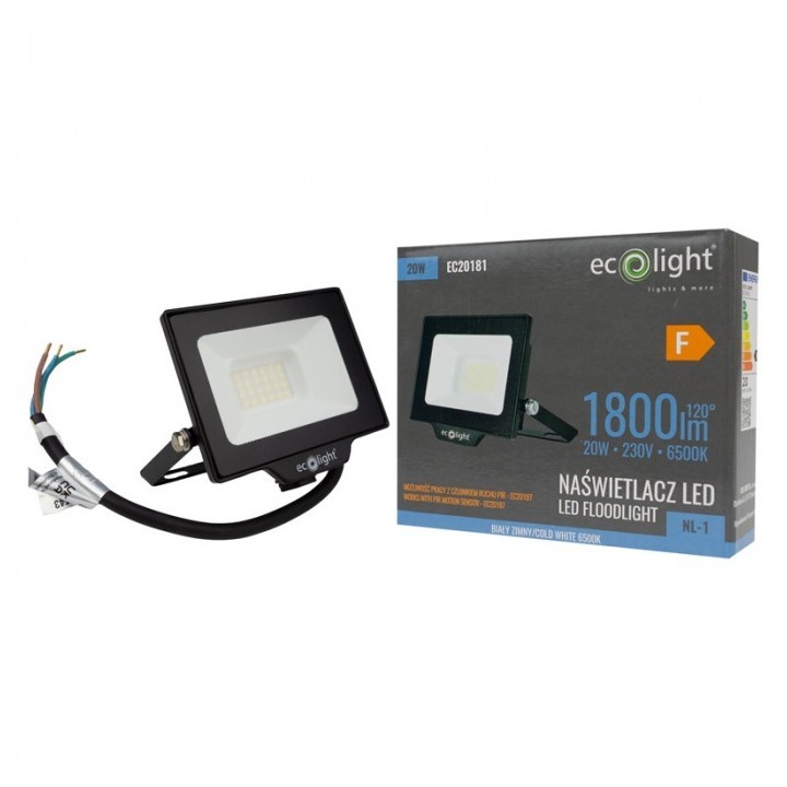 Naświetlacz NL-1 20W 6500K