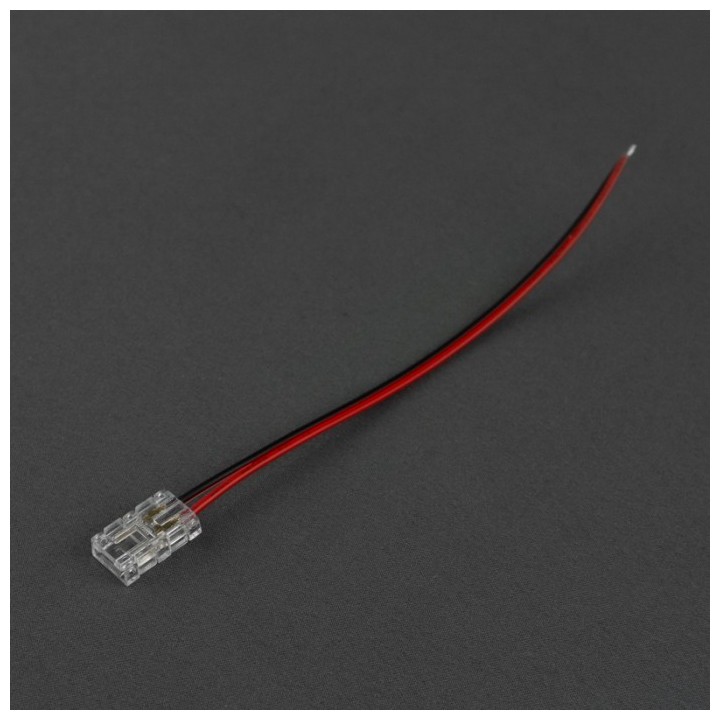 Złączka LED MONO COB 8mm jednostronna z przewodem