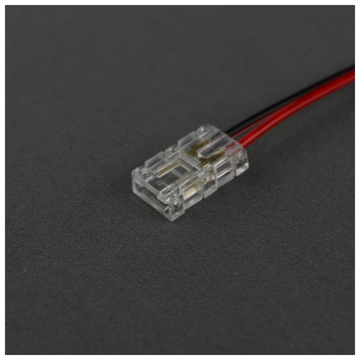 Złączka LED MONO COB 8mm jednostronna z przewodem