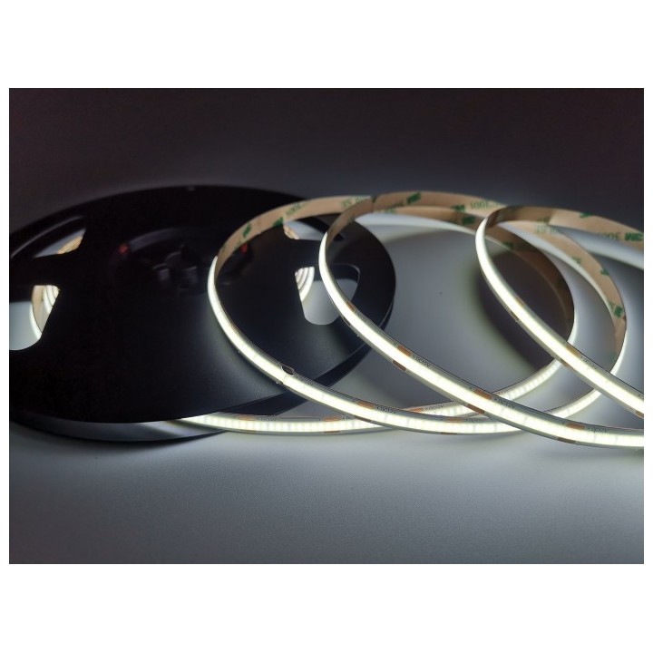 Taśma LED COB 480 9W/m 6000K 990lm/m 12V IP20/5m/P