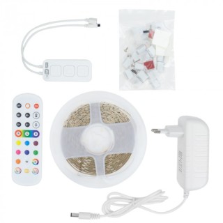 TAŚMA LED SMART ZESTAW 7.2W/m RGB IP20 /5m/