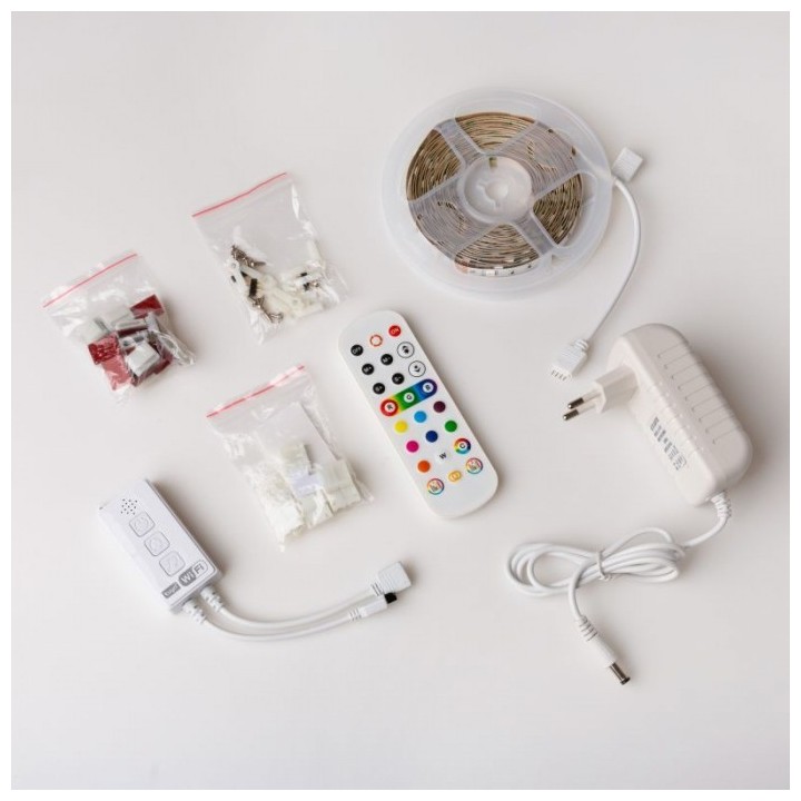 TAŚMA LED SMART ZESTAW 7.2W/m RGB IP20 /5m/